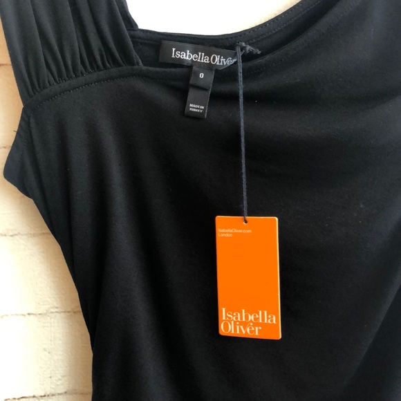 Isabella Oliver Francesca Dress Caviar Black - Picture 3 of 4